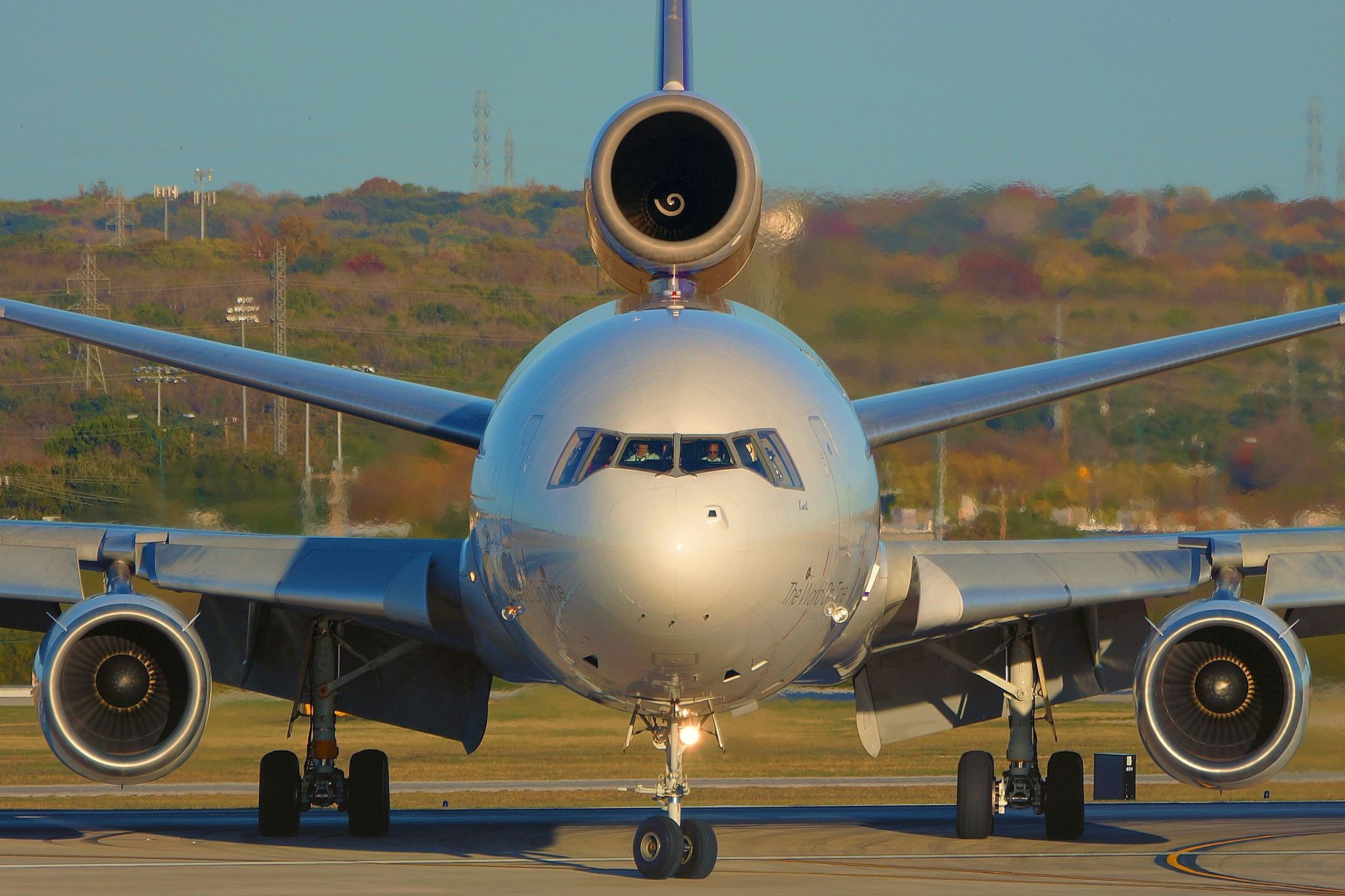 McDonnell Douglas DC-10 (N358FE) - Exiting 30L after arrival.