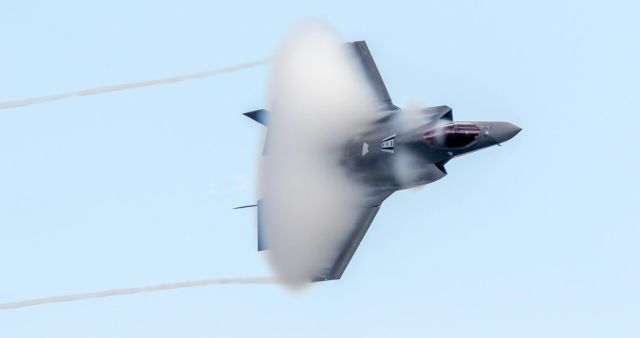 VMFA542 — - This picture was taken as the F35B was making A VAPOR CONE around it during the 2024 Charleston Airshow "Heroes of Flight"