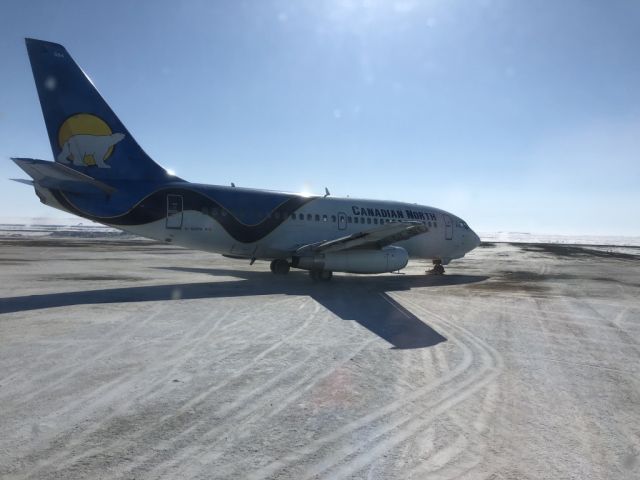 Boeing 737-200 (C-GDPA) - Taxiing to Runway 12T