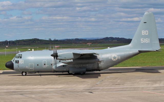 Lockheed C-130 Hercules (16-5161) - usn c-130t 165161 taxiing for dep from shannon 23/4/16.