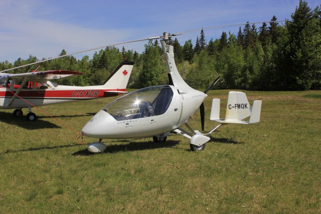 HELIO U-10 Super Courier (C-FMQK) - C-FMQK Auto Gyro CAlidus RVA-Aéroport du lac à la Tortue QC.CSL3 08-06-2019.