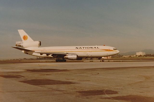 McDonnell Douglas DC-10 — - National DC-10 departing KLAX spring 1977