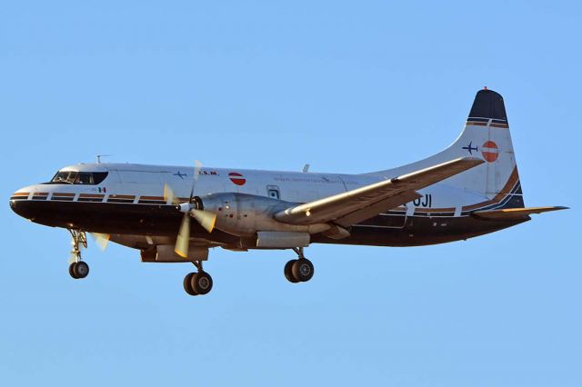 CONVAIR CV-580 (XA-UJI) - Aeronaves TSM Cv-640F XA-UJI landing at Phoenix Sky Harbor on May 15, 2018.