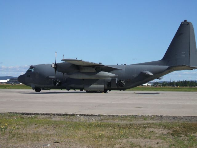 Lockheed C-130 Hercules — - U.S.A.F  AC-130 Gunship parked at Woodward Aviation F.B.O. Goose Airport NL.. ( No Date )