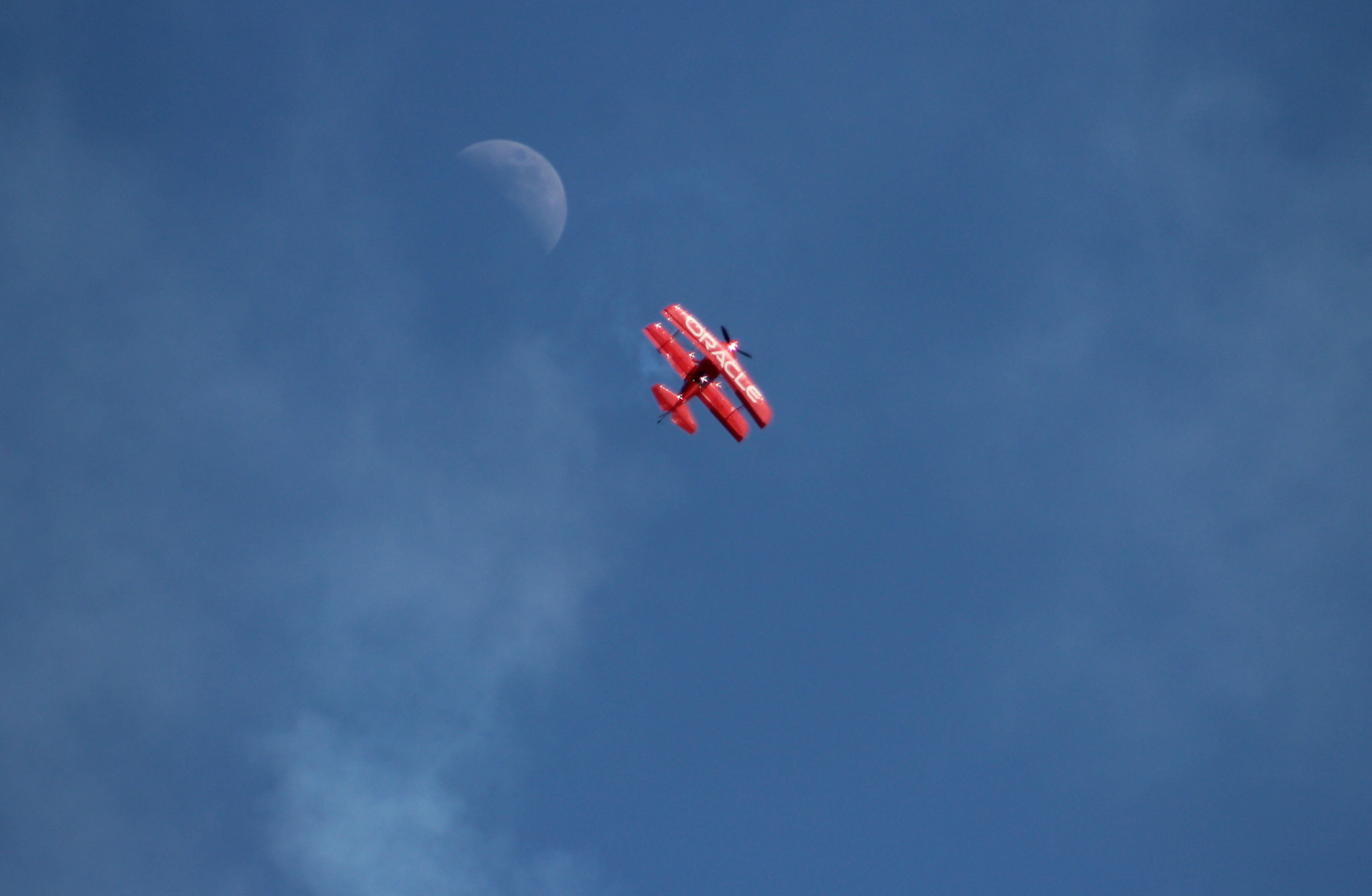 N260HP — - Sean D. Tucker and his Oracle Challenger III high in the sky over Wittman Regional Airport, Oshkosh, WI, during AirVenture 2017 - July 29, 2017