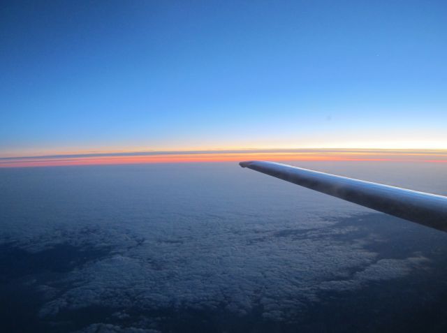 Cessna Citation V (N560HG) - The curvature of the earth. An impressive view from 43,000ft.