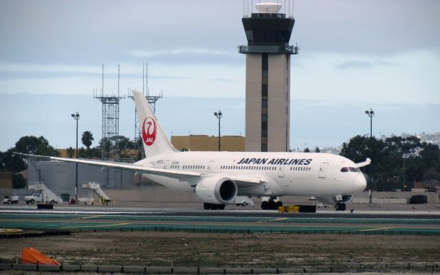 Boeing 787-8 (JA827J) - Taken before the inaugural takeoff of the JAL 787 from San Diego