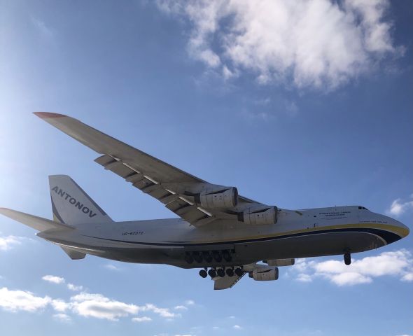 Antonov An-124 Ruslan (UR-82072) - One of my favorite days of spotting! Amazing aircraft and fun catch! Runway 1 arrival! 2/13/22.