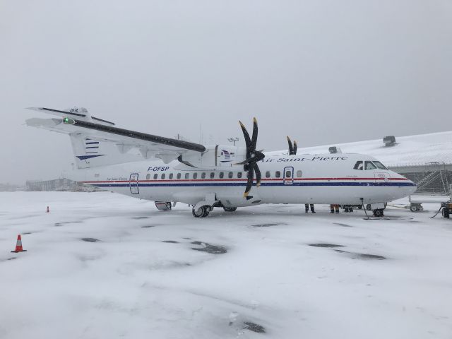 ALENIA Surveyor (ATR-42-500) (F-OFSP) - Servicing a Air Saint Pierre ATR!