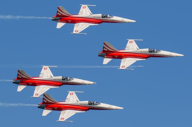 Northrop RF-5 Tigereye (J3081) - Patrouille Suissebr /(40. Greifenseelauf, Uster)