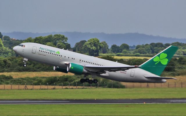 BOEING 767-200 (N234AX) - aer lingus (omni) b767-2 n234ax dep shannon for boston 4/7/16.