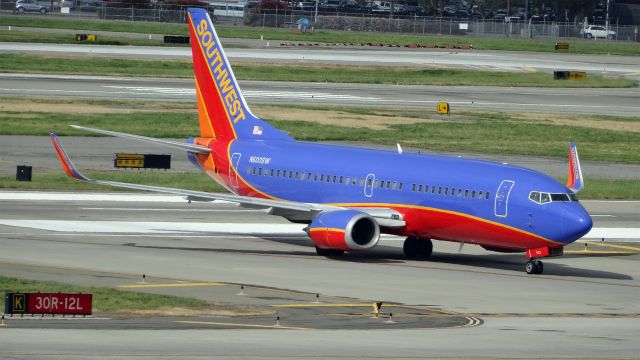 Boeing 737-700 (N603SW) - N603SW Southwest Airlines Boeing 737-300br /20 Yearsbr /2015-03-23 Phoenix (PHX)-->San Jose (SJC)