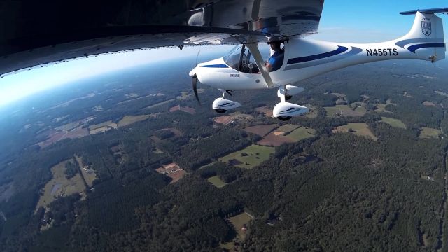 FANTASY AIR Allegro (N456TS) - Flying west of Chapel Hill, NC at 3,000 Ft