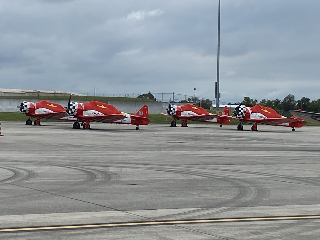 North American T-6 Texan — - Date Taken: September 10, 2022br /Here we have the Aeroshell Aerobatic Team at the 2022 Smoky Mountain Airshow!