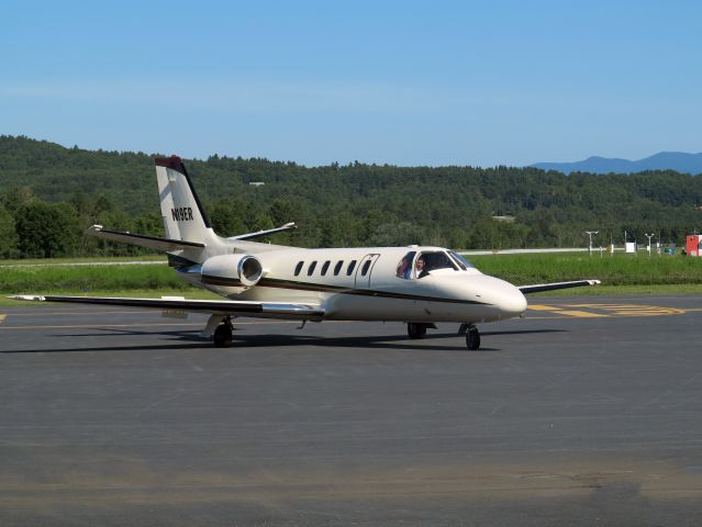 Cessna Citation V (N19ER) - After landing runway 35.