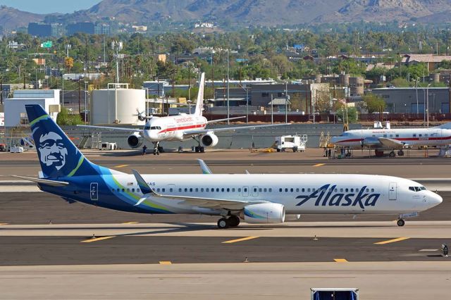 Boeing 737-900 (N494AS) - Alaska Boeing 737-990ER N494AS at Phoenix Sky Harbor on July 22, 2018. 