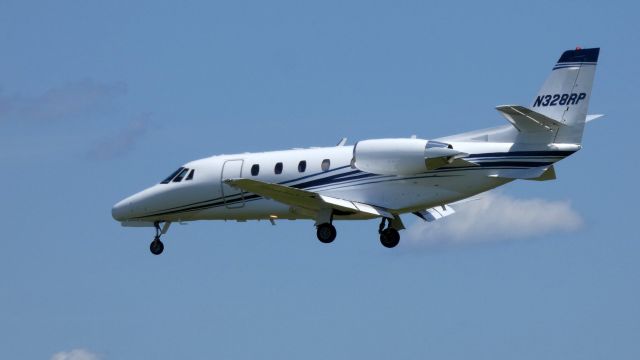 Cessna Citation Excel/XLS (N328RP) - On final is this 2007 Cessna Citation Excel in the Summer of 2019.