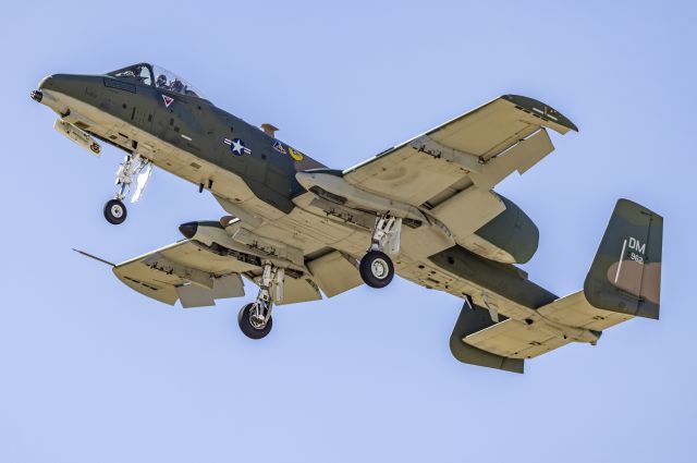 Fairchild-Republic Thunderbolt 2 (AFR81962) - Fairchild A-10 Thunderbolt II just off the deck in Tucson