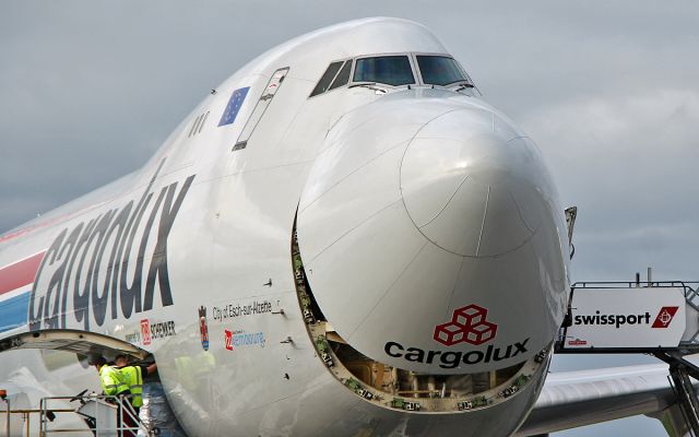 BOEING 747-8 (LX-VCB) - cargolux b747-8r7(f) lx-vcb at shannon 3/10/17.