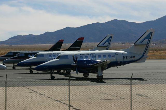 British Aerospace Jetstream Super 31 (N973JX) - KIGM - a well traveled Jetstream now parked at Kingman,AZ USA.