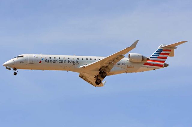 Avro Avroliner (RJ-70) (N713SK) - American Eagle Canadair RJ-701 N713SK at Phoenix Sky Harbor on July 30, 2018.