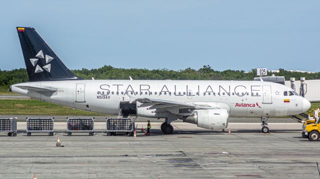 Airbus A319 (N519AV) - 12/28/23