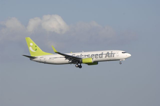 Boeing 737-800 (JA801X) - Final Approach to HND Airport R/W22 on 2011/09/12