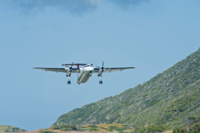DASH8 — - Take off at Lord Howe Island