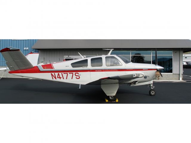 Beechcraft 35 Bonanza (N4177S) - A very nice v-tail Bonanza.