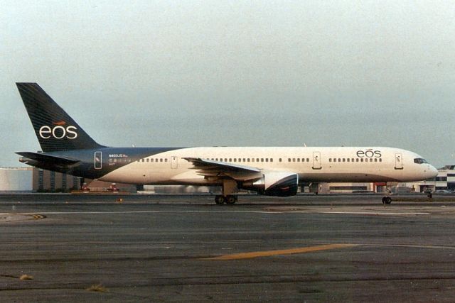 Boeing 757-200 (N403JS) - Seen here in Aug-06.  With Eos Airlines from Sep-05 to Oct-08 when it became VQ-BAL then N273DH and D-ALER for EAT Leipzig.