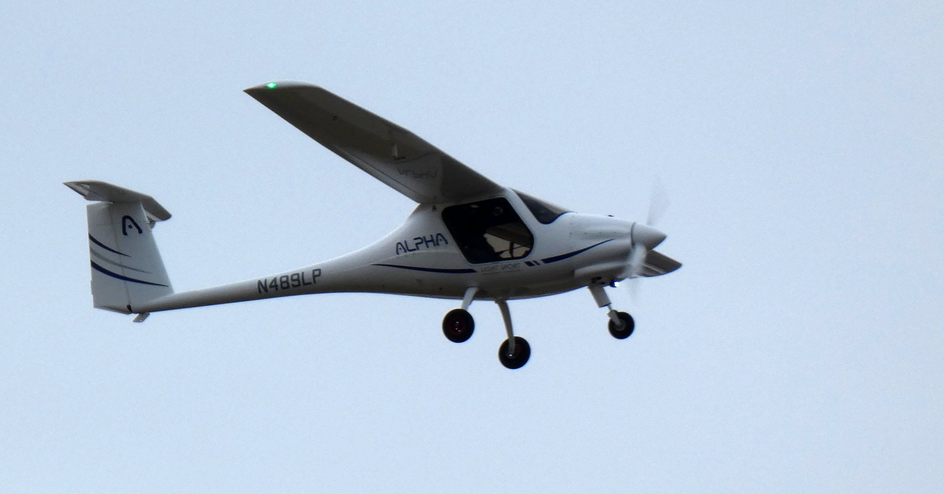 PIPISTREL Alpha Trainer (N489LP) - Shortly after departure is this 2022 PIPISTREL Alpha Trainer in the Winter of 2024.