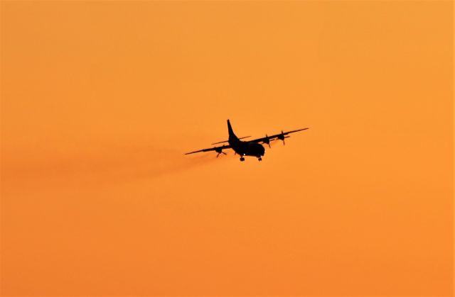 Antonov An-12 (UR-CKM) - cavok air an-12bp landing at shannon this evening 28/2/21.