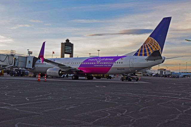 Boeing 737-700 (N66848) - B737-900ER "March of Dimes" special livery with Split Scimitar Winglets on FlightAware.Com ! 