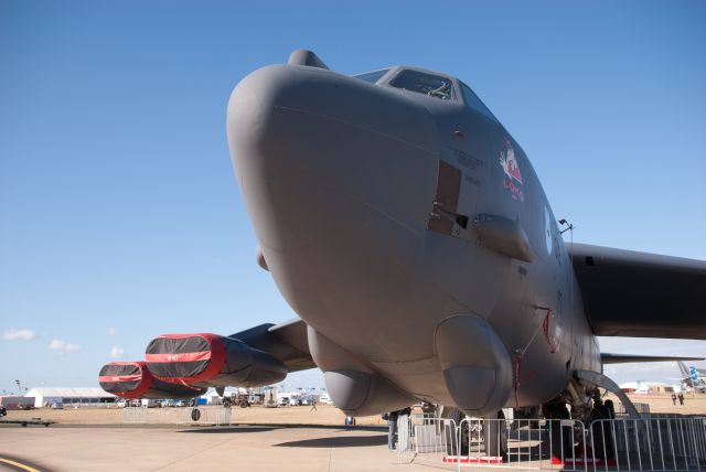 N61012 — - 62-year-old B-52 Stratofortress on the Static Ramp at the Australian International Airshow