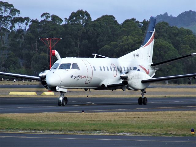 Saab 340 (VH-KRX) - Regional Express SAAB 340B VH-KRX (msn 290) at Wynyard Airport Tasmania Australia, 8 August 2021.