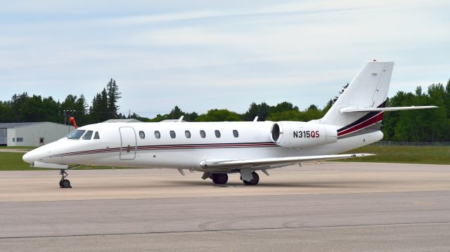 Cessna Citation Sovereign (N315QS) - NetJets Cessna 680 Citation Sovereign N315QS in Charlevoix 