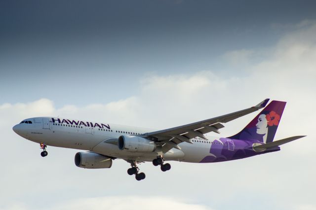 Airbus A330-300 (N373HA) - Hawaiian Airlines Airbus A330-243 landing at LAX