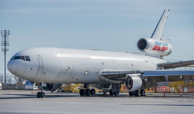 McDonnell Douglas DC-10 (C-GKFB) - Having seen better days this KF DC-10-30F sits stripped of her engines and other bits and pieces.