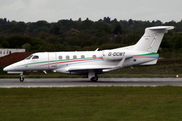 Embraer Phenom 300 (G-DCMT) - Centreline Phenom 300 departing rwy 26 on 8-May-19 heading for EHAM as CLF314.