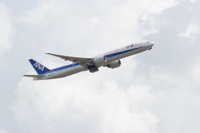 BOEING 777-300ER (JA733A) - ANA173 wheels up and doors closing on its first inaugural departure out of KIAH.