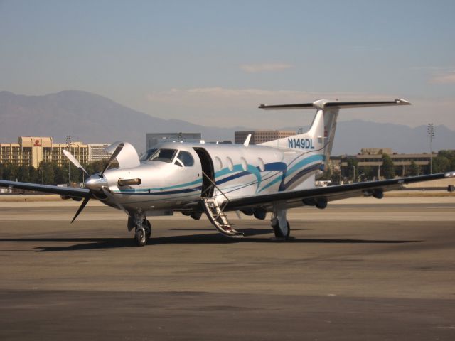 Pilatus PC-12 (N149DL) - Parked at Santa Ana