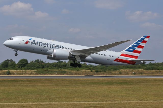 Boeing 787-8 (N805AN) - AA55 on the way back to Chicago