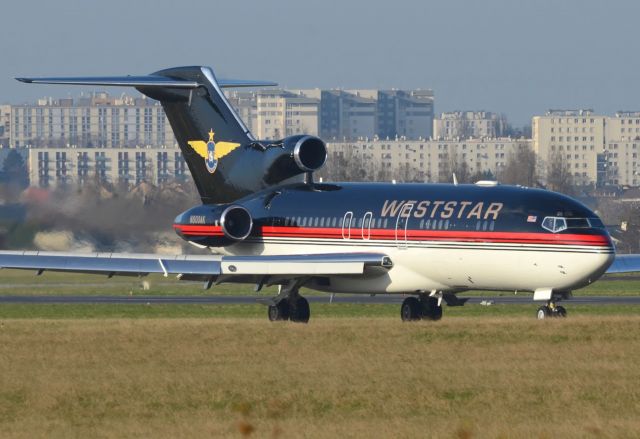 Boeing 727-100 (N800AK) - Weststar 06/12/2014br /Departure for London