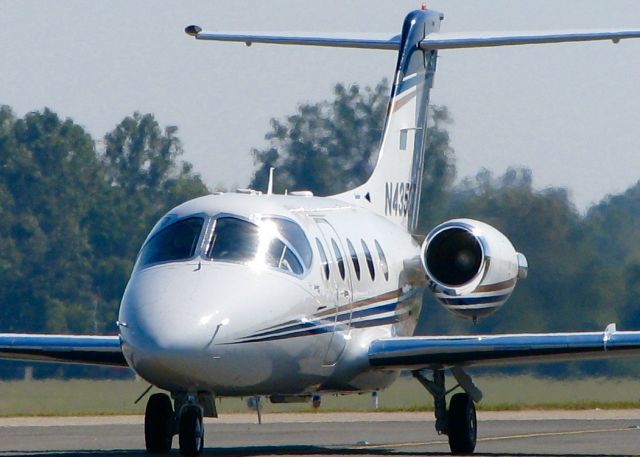 Beechcraft Beechjet (N435CT) - At Downtown Shreveport. 2007 Hawker Beechcraft 400A