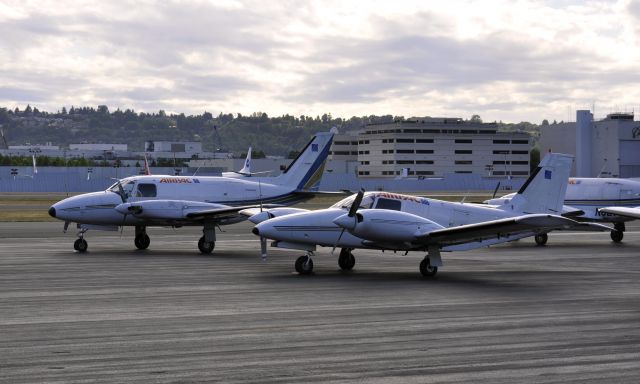 Piper Navajo (N627HA) - Airpac Airlines Piper PA-31-350 Chieftain N627HA Seattle Boeing Field 