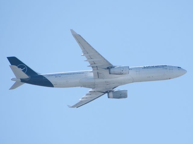 Airbus A330-300 (D-AIKO) - Departing Seattle-Tacoma International Airport, as I was at King County International Airport, Seattle, WA.