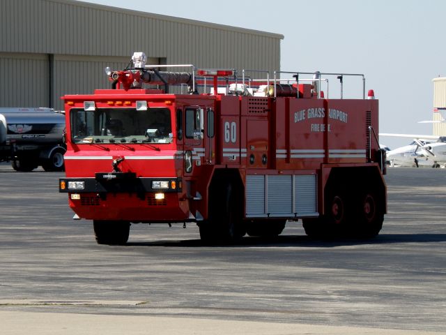 ENGINE60 — - Engine 60 of the Blue Grass Airport Public Safety Department...