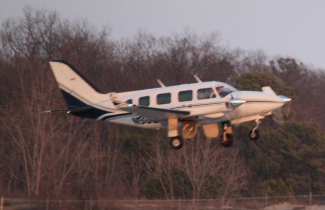 Piper Navajo (N5CQ) - Taking off of 20L at PDK on 02/16/2011