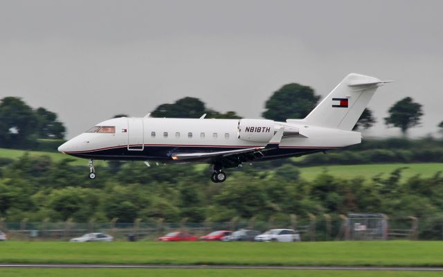 Canadair Challenger (N818TH) - tommy hilfiger cl-600 n818th about to land at shannon 26/7/16.