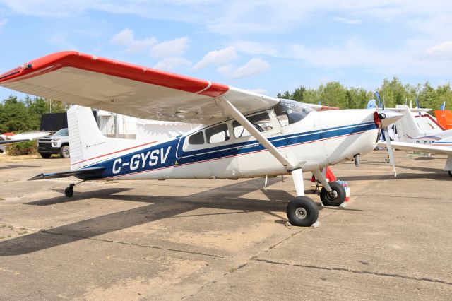 Cessna Skywagon (C-GYSV) - C-GYSV Cessna Skywagon 185 RVA à CSQ4 Aéroport de Casey QC. le 02-09-2023 à 11:21